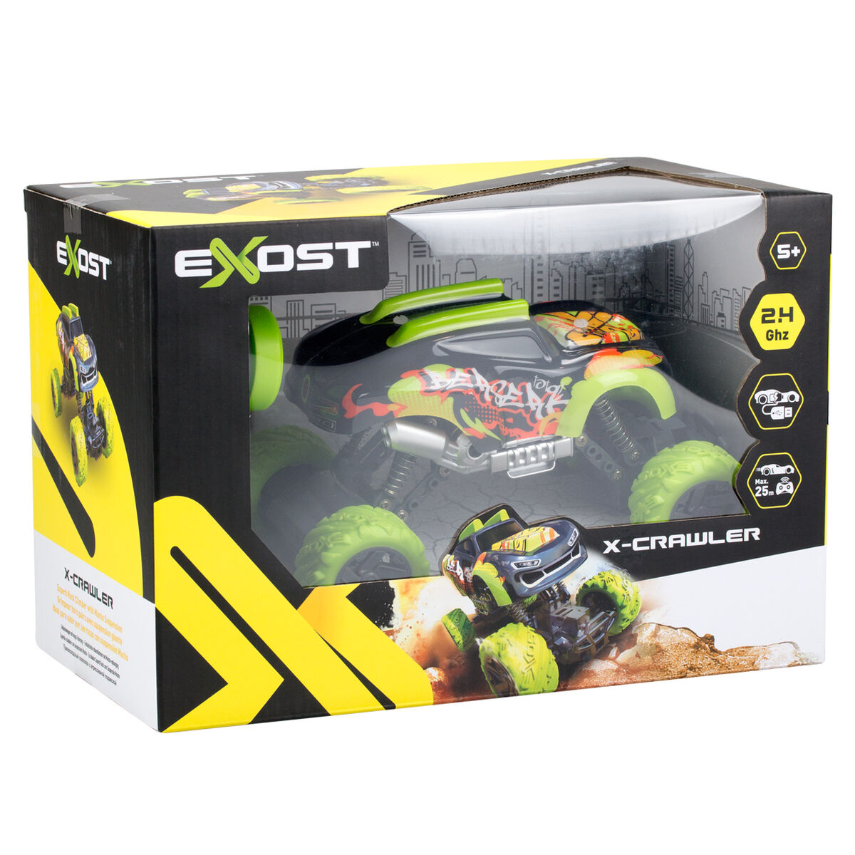 Carro Rádio Controlo Exost CRAWLER 4 x 4 1:24